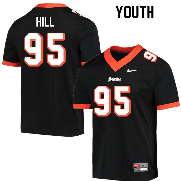 Youth #95 Tygee Hill Oregon State Beavers College Football Jerseys Stitched-Throwback